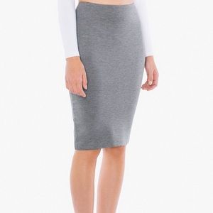 American Apparel ponte midi skirt